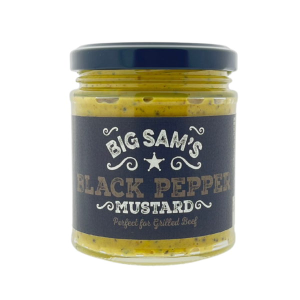Big Sam's Black Pepper Mustard 195g